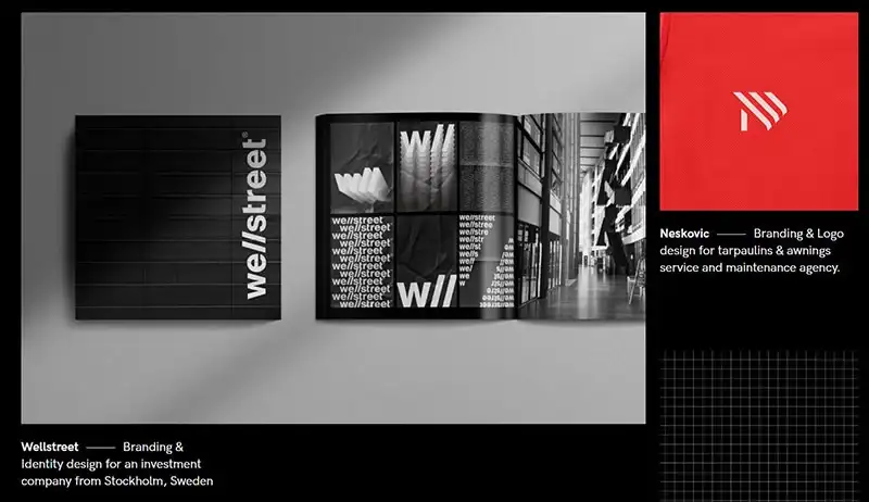 Luka Zaric brand Wellstreet design